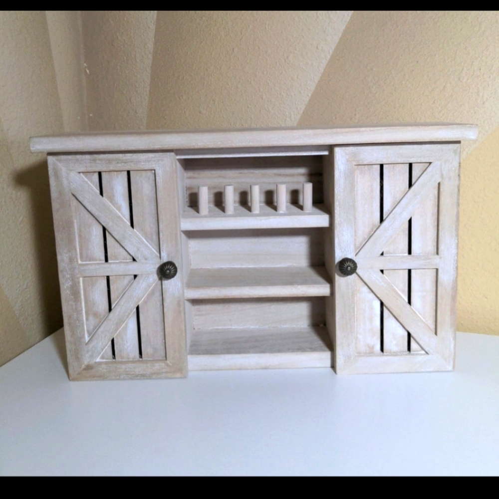 Wooden Wall Hanging Jewelry Box